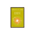 Picture of Gemini Zodiac Print Art _GroupedProduct_Rectangle_Portrait_Canvas_Framed_