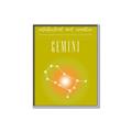 Picture of Gemini Zodiac Print Art _GroupedProduct_Rectangle_Portrait_Canvas_Framed_