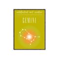Picture of Gemini Zodiac Print Art _GroupedProduct_Rectangle_Portrait_Canvas_Framed_