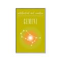 Picture of Gemini Zodiac Print Art _GroupedProduct_Rectangle_Portrait_Canvas_Framed_