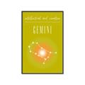 Picture of Gemini Zodiac Print Art _GroupedProduct_Rectangle_Portrait_Canvas_Framed_