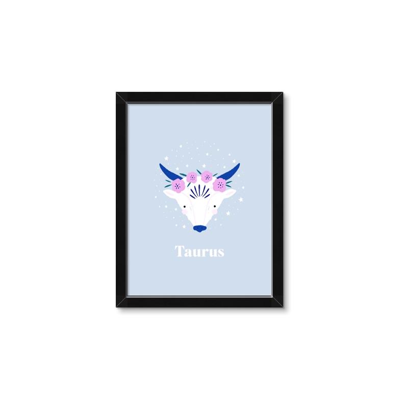 Picture of Kids Taurus Zodiac _GroupedProduct_Rectangle_Portrait_Framed_Matted_