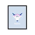 Picture of Kids Taurus Zodiac _GroupedProduct_Rectangle_Portrait_Framed_Matted_