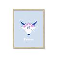 Picture of Kids Taurus Zodiac _GroupedProduct_Rectangle_Portrait_Framed_Matted_
