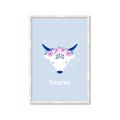 Picture of Kids Taurus Zodiac _GroupedProduct_Rectangle_Portrait_Framed_Matted_
