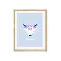 Picture of Kids Taurus Zodiac _GroupedProduct_Rectangle_Portrait_Framed_Matted_