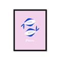 Picture of Kids Pisces Zodiac _GroupedProduct_Rectangle_Portrait_Framed_Matted_