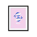 Picture of Kids Pisces Zodiac _GroupedProduct_Rectangle_Portrait_Framed_Matted_