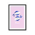 Picture of Kids Pisces Zodiac _GroupedProduct_Rectangle_Portrait_Framed_Matted_