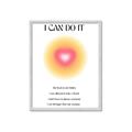 Picture of Motivational Aura Poster _GroupedProduct_Rectangle_Portrait_Framed_Matted_