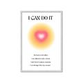 Picture of Motivational Aura Poster _GroupedProduct_Rectangle_Portrait_Framed_Matted_
