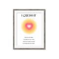 Picture of Motivational Aura Poster _GroupedProduct_Rectangle_Portrait_Framed_Matted_