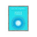 Picture of Pisces Zodiac Print Art _GroupedProduct_Rectangle_Portrait_Framed_Matted_