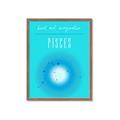 Picture of Pisces Zodiac Print Art _GroupedProduct_Rectangle_Portrait_Framed_Matted_