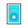 Picture of Pisces Zodiac Print Art _GroupedProduct_Rectangle_Portrait_Framed_Matted_