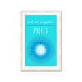 Picture of Pisces Zodiac Print Art _GroupedProduct_Rectangle_Portrait_Framed_Matted_