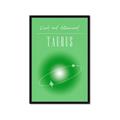 Picture of Taurus Zodiac Print Art _GroupedProduct_Rectangle_Portrait_Framed_Matted_