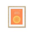 Picture of Aries Zodiac Print Art _GroupedProduct_Rectangle_Portrait_Framed_Matted_