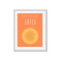 Picture of Aries Zodiac Print Art _GroupedProduct_Rectangle_Portrait_Framed_Matted_