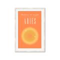 Picture of Aries Zodiac Print Art _GroupedProduct_Rectangle_Portrait_Framed_Matted_