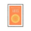 Picture of Aries Zodiac Print Art _GroupedProduct_Rectangle_Portrait_Framed_Matted_