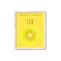Picture of Leo Zodiac Print Art _GroupedProduct_Rectangle_Portrait_Framed_Matted_
