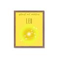 Picture of Leo Zodiac Print Art _GroupedProduct_Rectangle_Portrait_Framed_Matted_