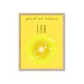 Picture of Leo Zodiac Print Art _GroupedProduct_Rectangle_Portrait_Framed_Matted_