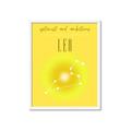 Picture of Leo Zodiac Print Art _GroupedProduct_Rectangle_Portrait_Framed_Matted_