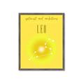 Picture of Leo Zodiac Print Art _GroupedProduct_Rectangle_Portrait_Framed_Matted_