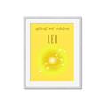 Picture of Leo Zodiac Print Art _GroupedProduct_Rectangle_Portrait_Framed_Matted_
