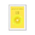 Picture of Leo Zodiac Print Art _GroupedProduct_Rectangle_Portrait_Framed_Matted_