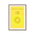 Picture of Leo Zodiac Print Art _GroupedProduct_Rectangle_Portrait_Framed_Matted_