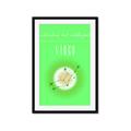 Picture of Virgo Zodiac Print Art _GroupedProduct_Rectangle_Portrait_Framed_Matted_