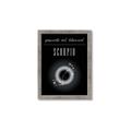 Picture of Scorpio Zodiac Print Art _GroupedProduct_Rectangle_Portrait_Framed_Matted_