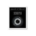 Picture of Scorpio Zodiac Print Art _GroupedProduct_Rectangle_Portrait_Framed_Matted_