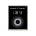 Picture of Scorpio Zodiac Print Art _GroupedProduct_Rectangle_Portrait_Framed_Matted_