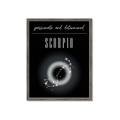 Picture of Scorpio Zodiac Print Art _GroupedProduct_Rectangle_Portrait_Framed_Matted_