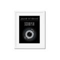 Picture of Scorpio Zodiac Print Art _GroupedProduct_Rectangle_Portrait_Framed_Matted_