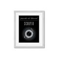 Picture of Scorpio Zodiac Print Art _GroupedProduct_Rectangle_Portrait_Framed_Matted_