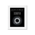 Picture of Scorpio Zodiac Print Art _GroupedProduct_Rectangle_Portrait_Framed_Matted_