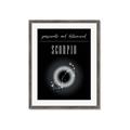 Picture of Scorpio Zodiac Print Art _GroupedProduct_Rectangle_Portrait_Framed_Matted_