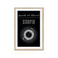 Picture of Scorpio Zodiac Print Art _GroupedProduct_Rectangle_Portrait_Framed_Matted_