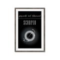 Picture of Scorpio Zodiac Print Art _GroupedProduct_Rectangle_Portrait_Framed_Matted_