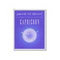Picture of Capricorn Zodiac Print Art _GroupedProduct_Rectangle_Portrait_Framed_Matted_