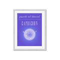 Picture of Capricorn Zodiac Print Art _GroupedProduct_Rectangle_Portrait_Framed_Matted_