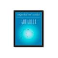 Picture of Aquarius Zodiac Print Art _GroupedProduct_Rectangle_Portrait_Framed_Matted_