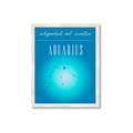Picture of Aquarius Zodiac Print Art _GroupedProduct_Rectangle_Portrait_Framed_Matted_