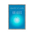 Picture of Aquarius Zodiac Print Art _GroupedProduct_Rectangle_Portrait_Framed_Matted_