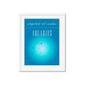 Picture of Aquarius Zodiac Print Art _GroupedProduct_Rectangle_Portrait_Framed_Matted_